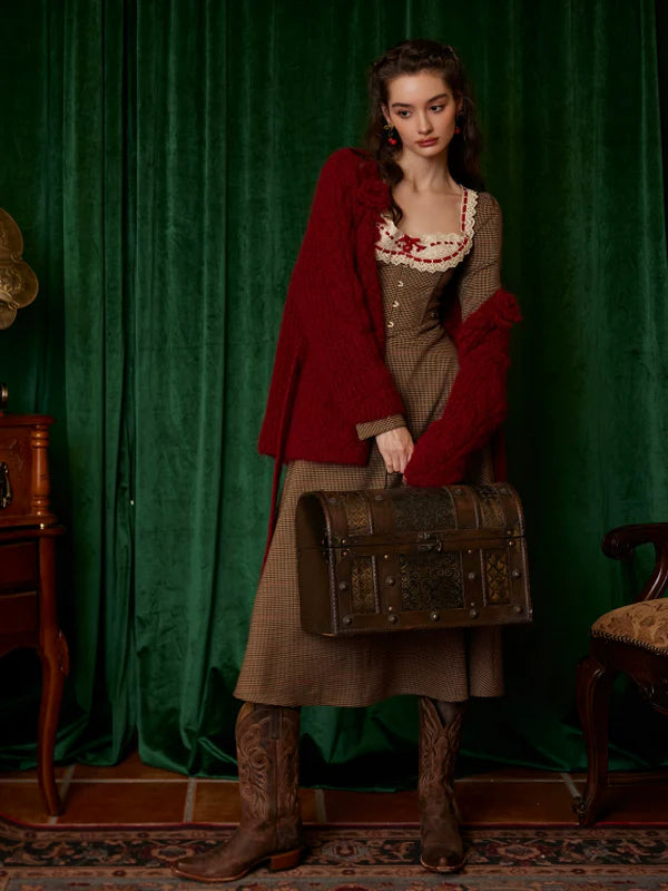 Vintage Lace Elegance Dress