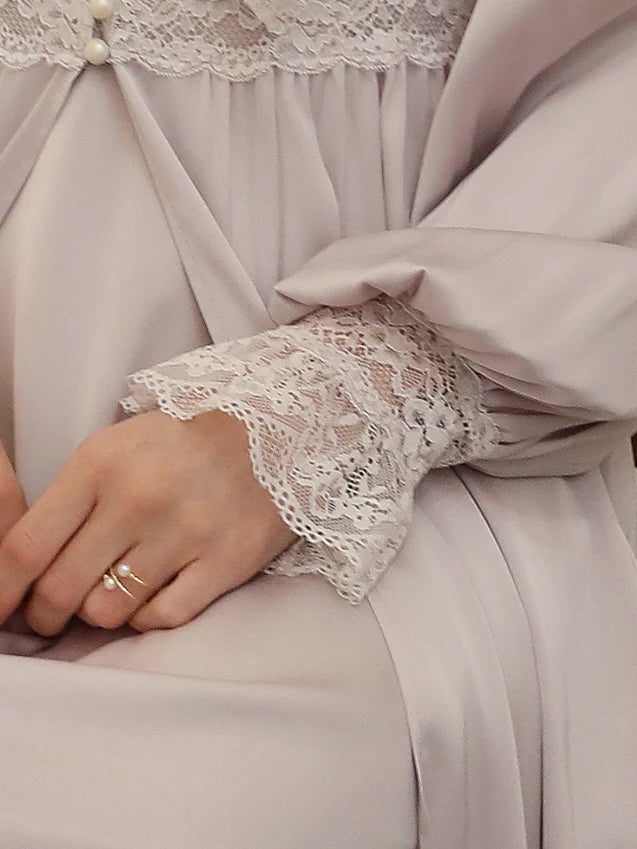 Whispering Silk Lace Nightwear Set