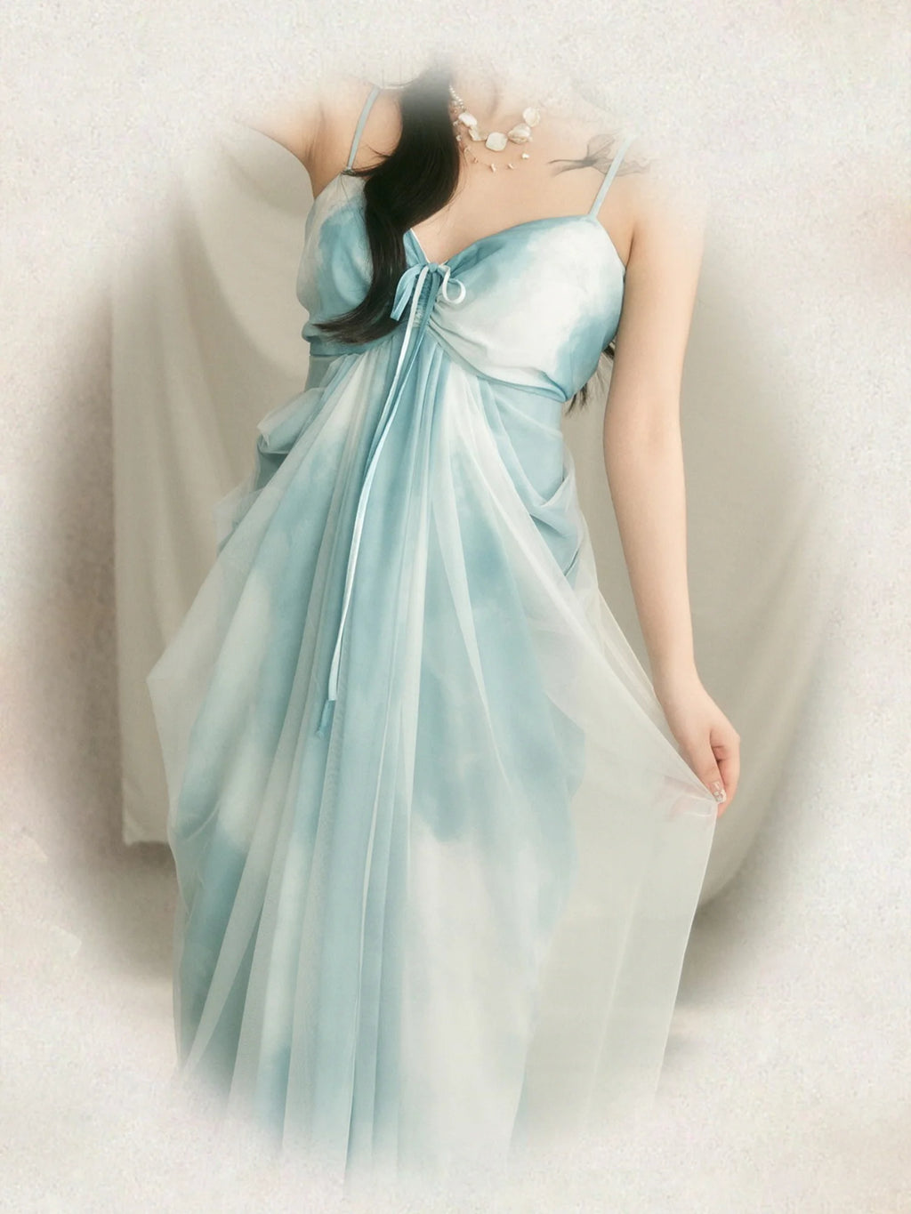 Celestial Cloud Fairycore Gown