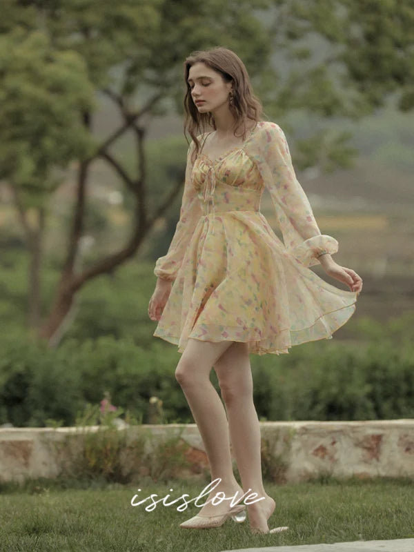 Sun-kissed Butterfly Waltz Dress