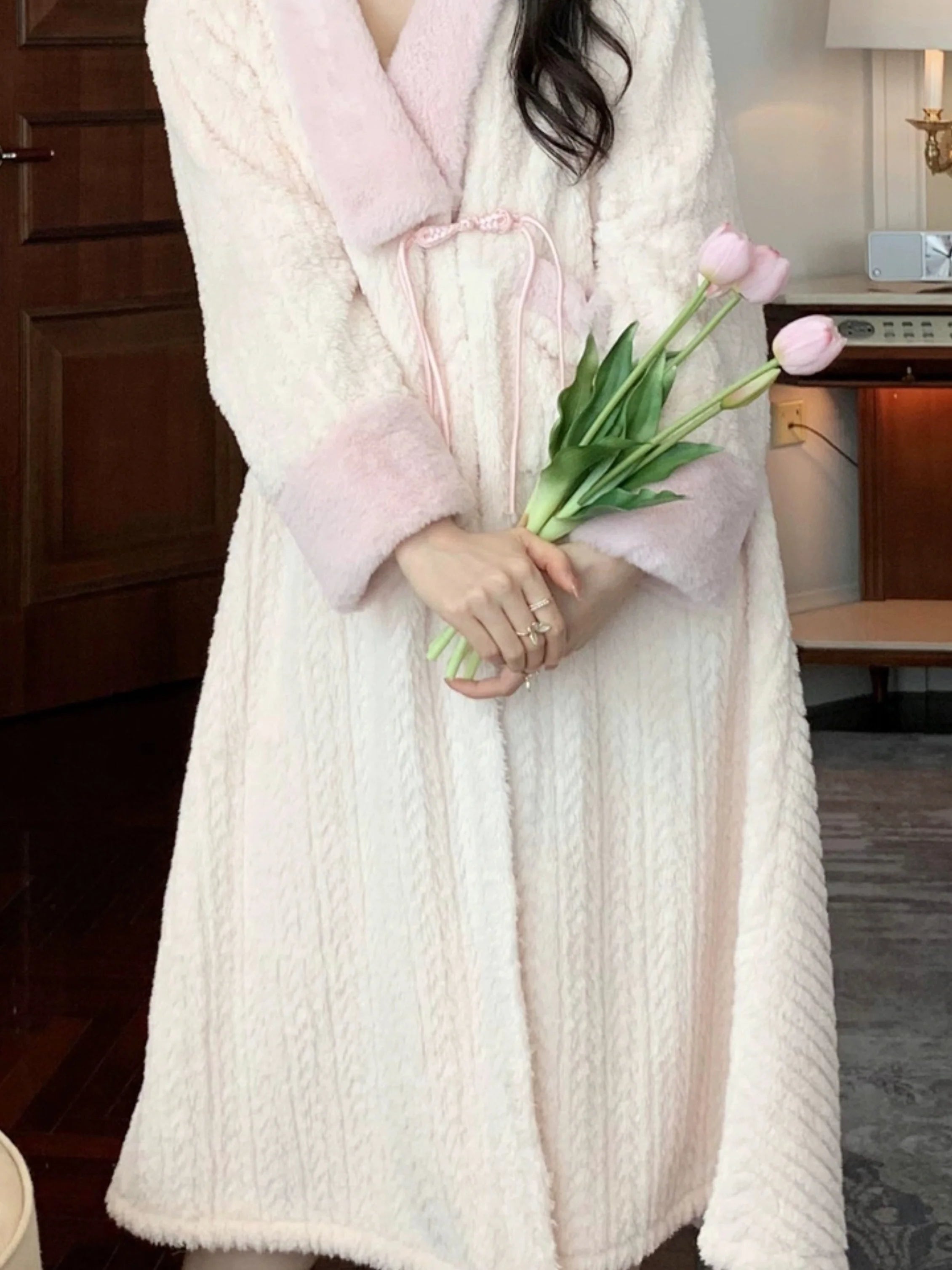 Cozy Velvet Winter Robe