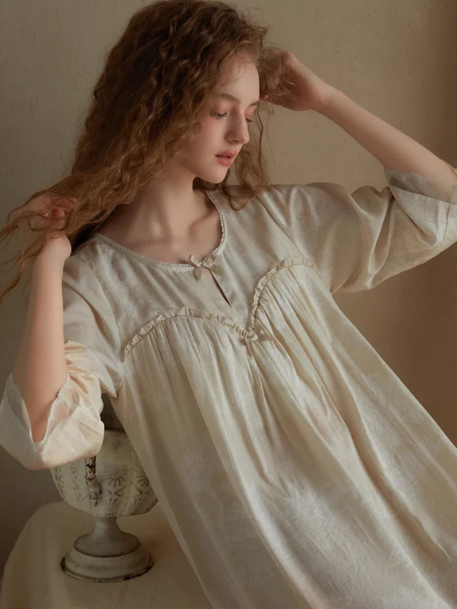 Timeless Reverie Toile Nightgown