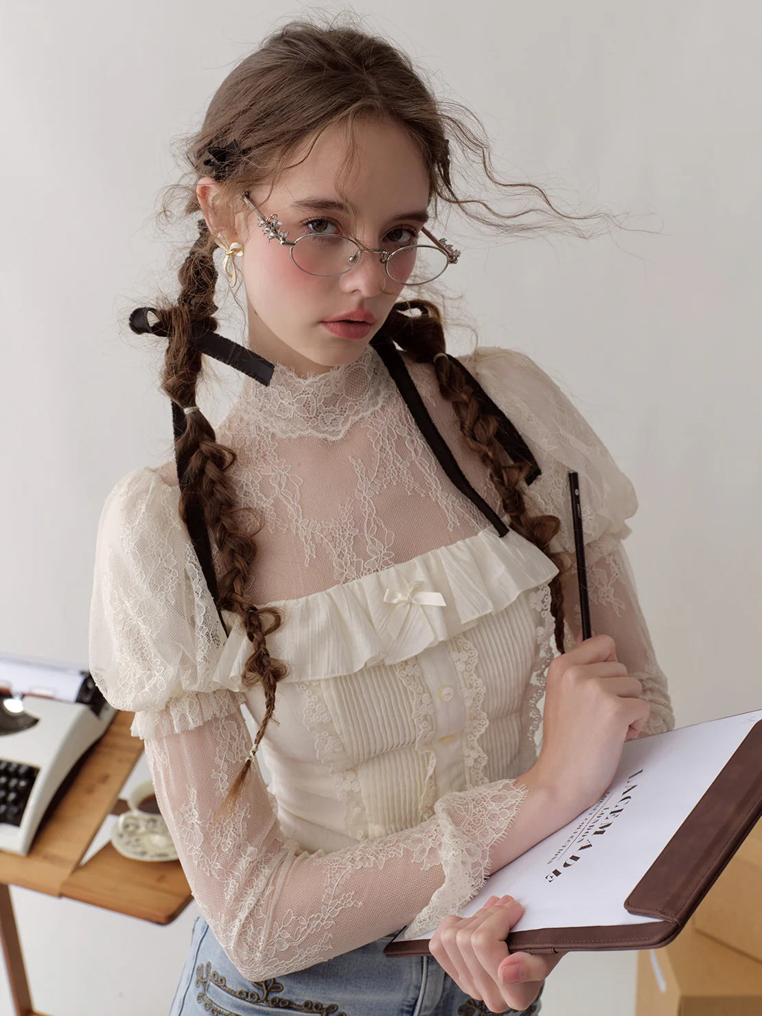 Coquette White Lace Dream Blouse