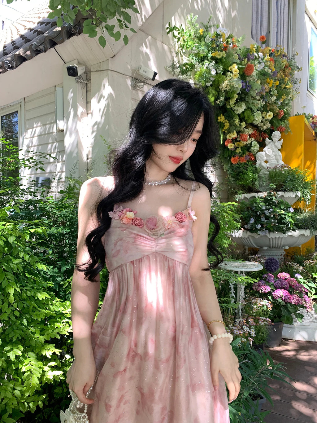 Enchanted Garden Fairy Pink Dress