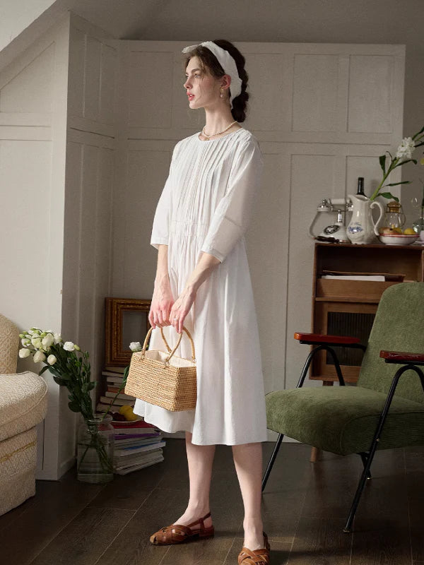 Spring Delight Monochrome Dress