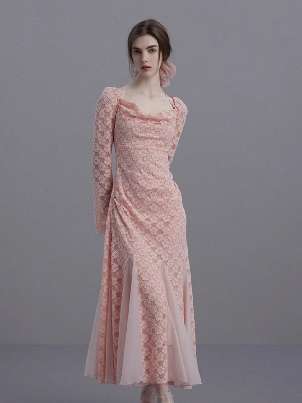 Blush Lace Fairy Dress