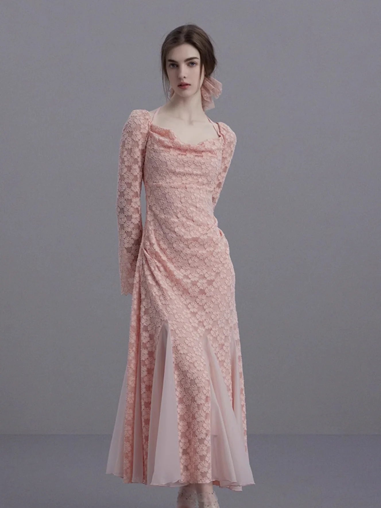 Blush Lace Fairy Dress