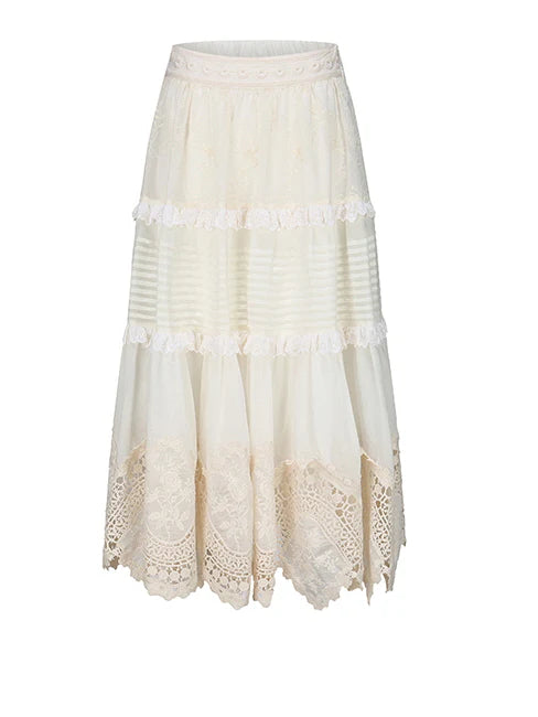 Lucy's Vintage Lace Elegance Skirt