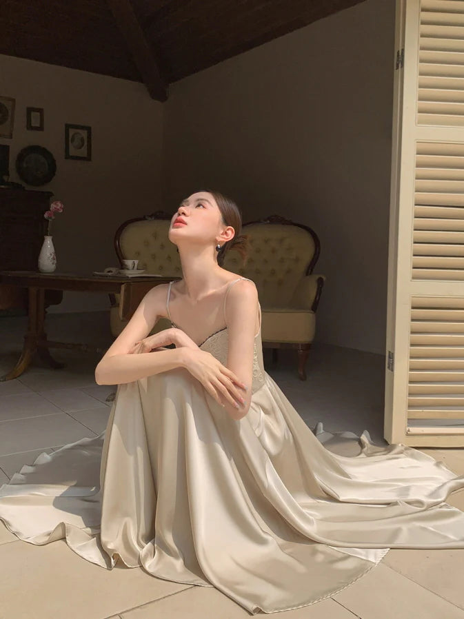 Embroidered Blossom Bodice Dress