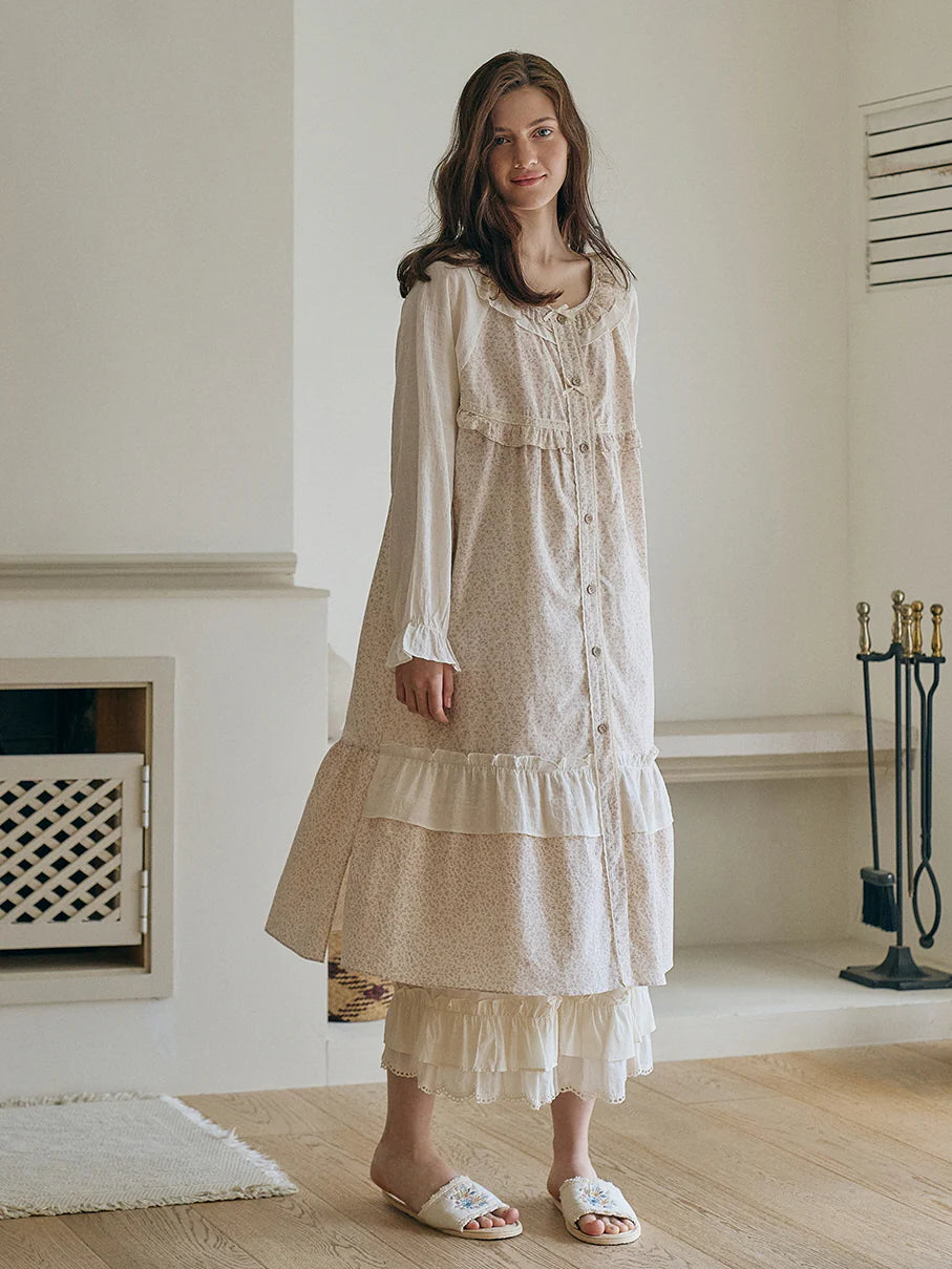 Dreamy Vintage Floral Nightgown