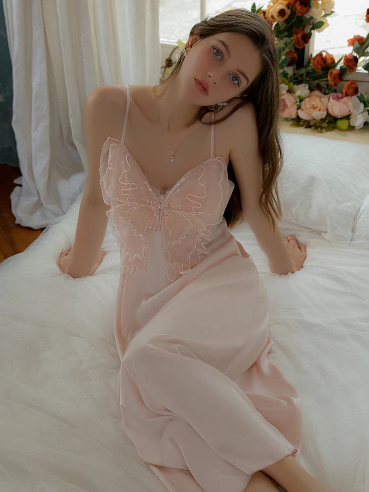 Moonlit Butterfly Summer Nightdress