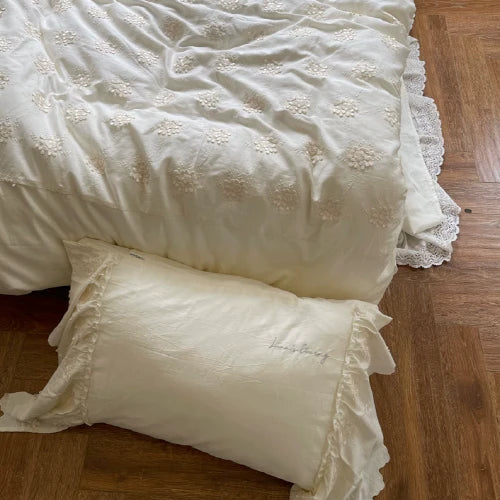 Ivory Blossom Cottagecore Bedding Set