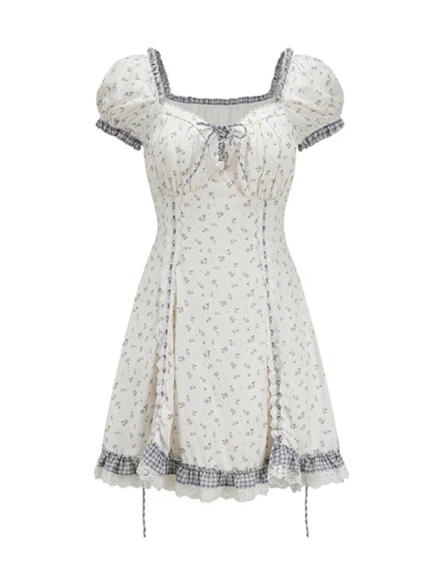Ethereal Lace Coquette Dress