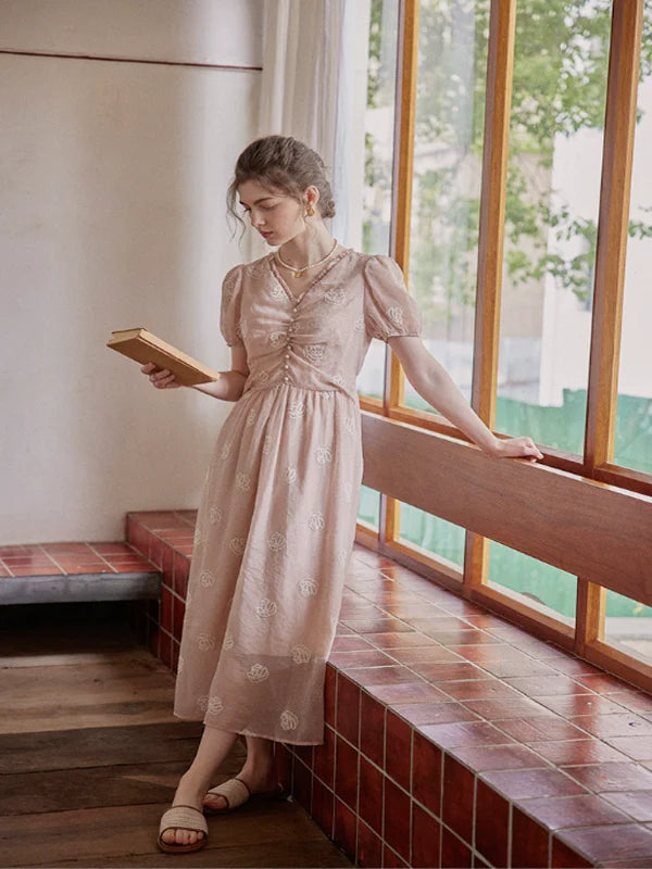 Rosy Rhapsody Reverie Dress