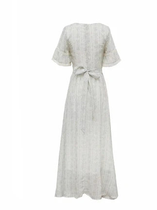 Emily's Sky Blue Floral Print Dress