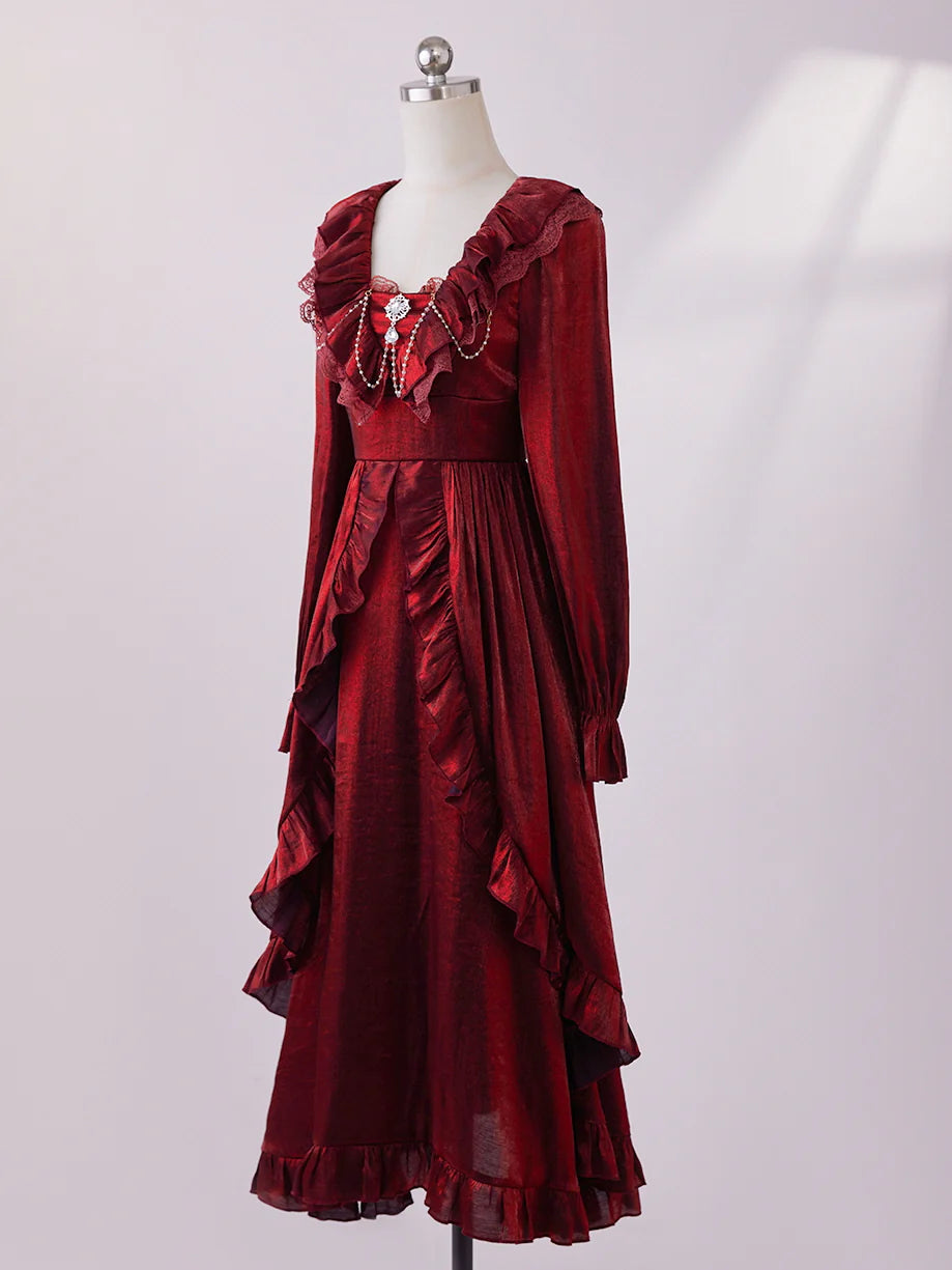 Romantic Shimmering Vintage Dress