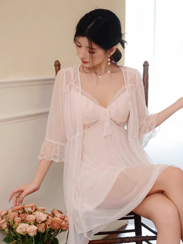 Lovely Ribboned Dreams Nightgown Set