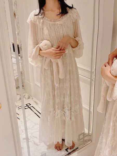 Elizabeth's Royal Lace Nightwear