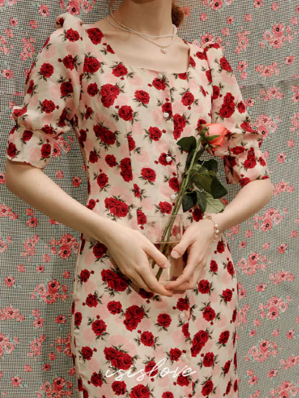 Enchanting Blossom of the Rose Empress Dress