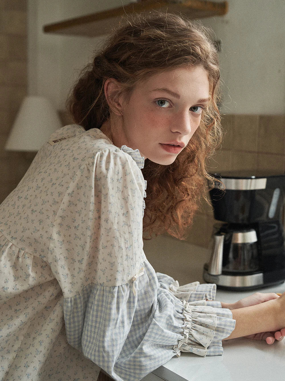 Whispering Meadow Patchwork Pajama Set