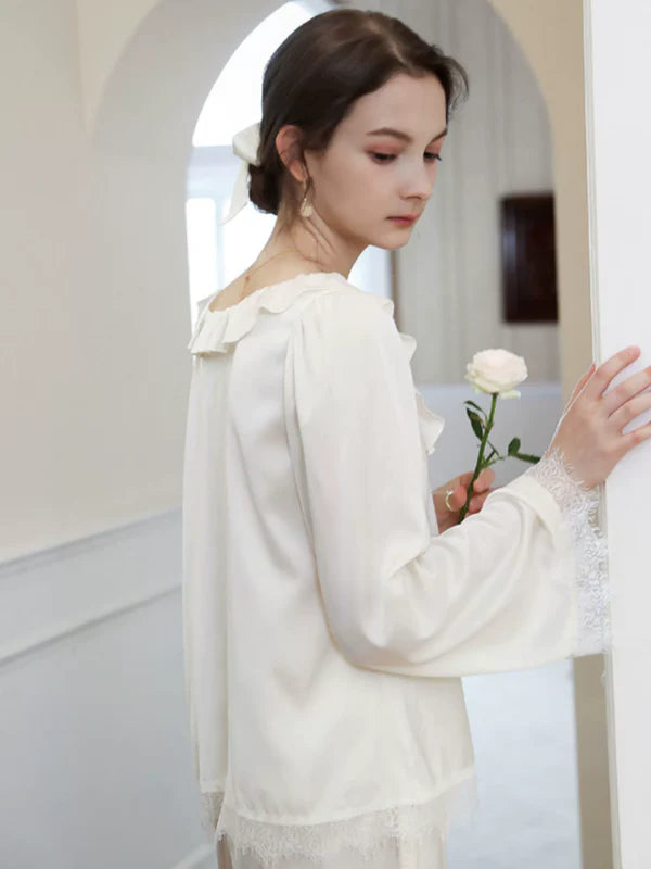 Elegant Rose Satin Dream Pajama