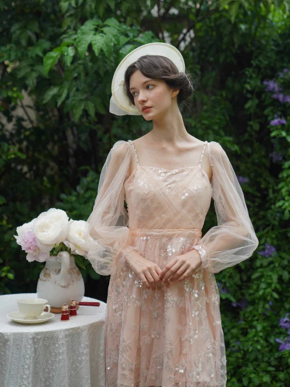 Blush Garden Glimmer Dress