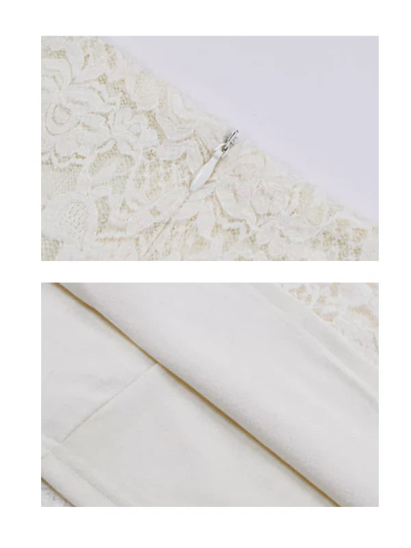 Romantic Lace Long Sleeve Dress