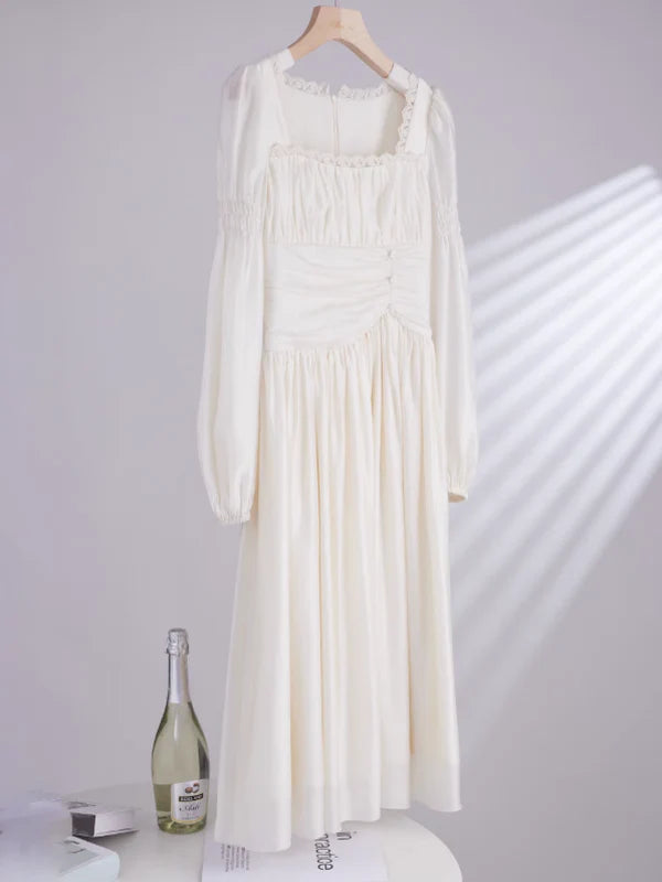 Sunlit Terrace Ivory Elegance Dress