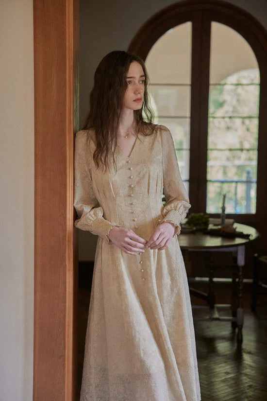 Vintage Blossom Radiance Dress