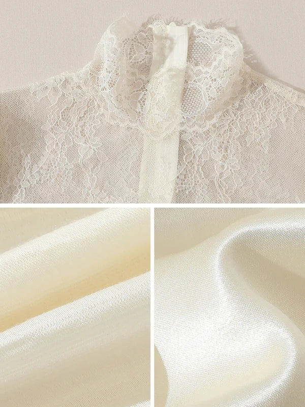 Coquette White Lace Dream Blouse