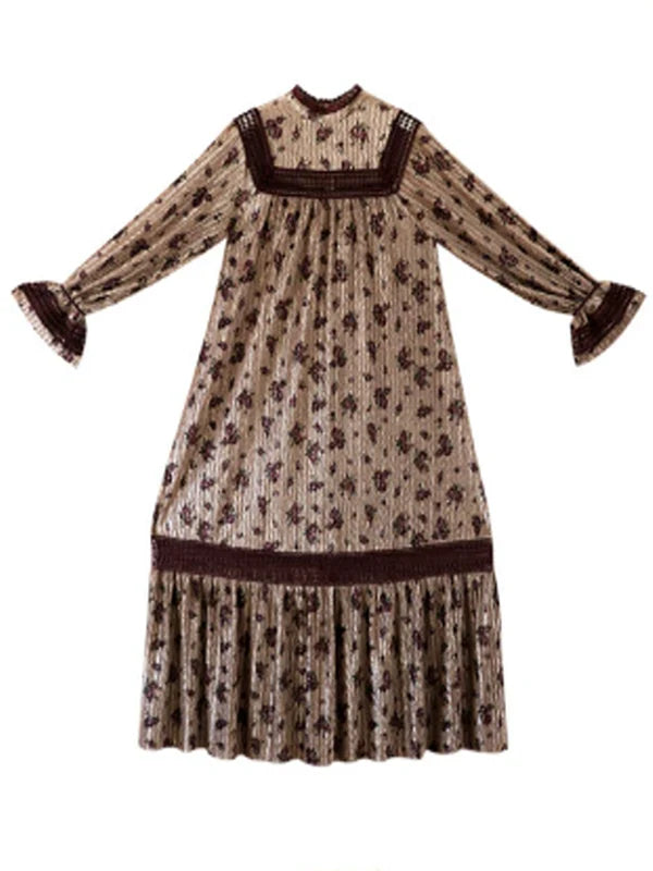 Wine Rose Lace in Dusk Dress