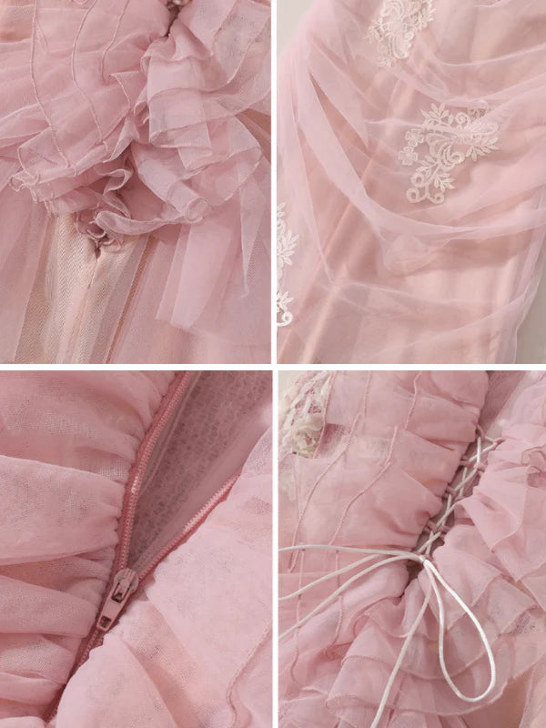 Ethereal Floral Enchantment Dress