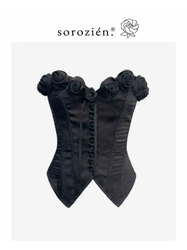 Rose Blossom Herringbone Corset