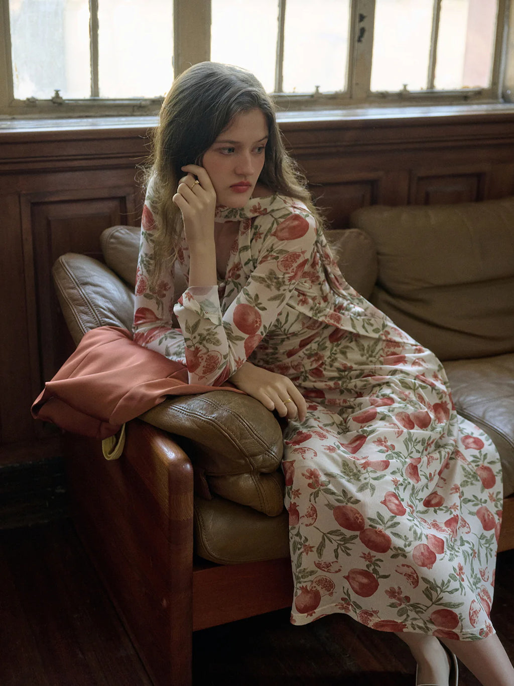 Enchanted Pomegranate Garden Dress