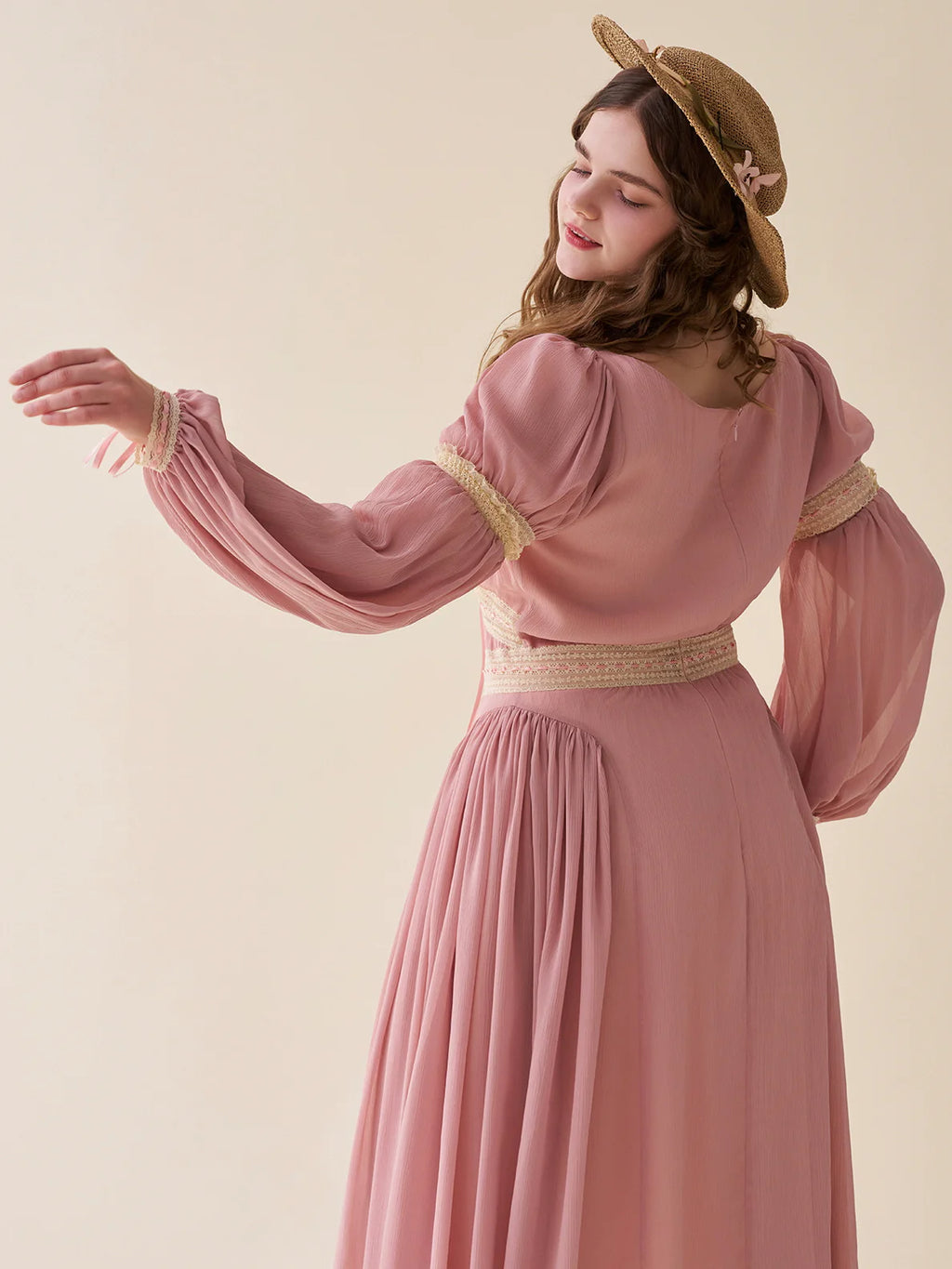 Rosewood Romance Vintage Lace Dress