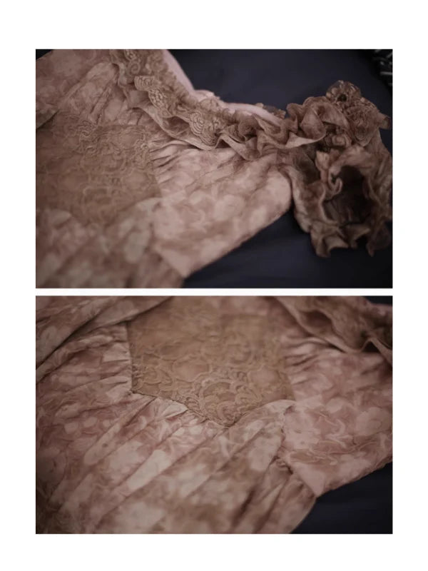 Regal Rose Vintage Lace Dress