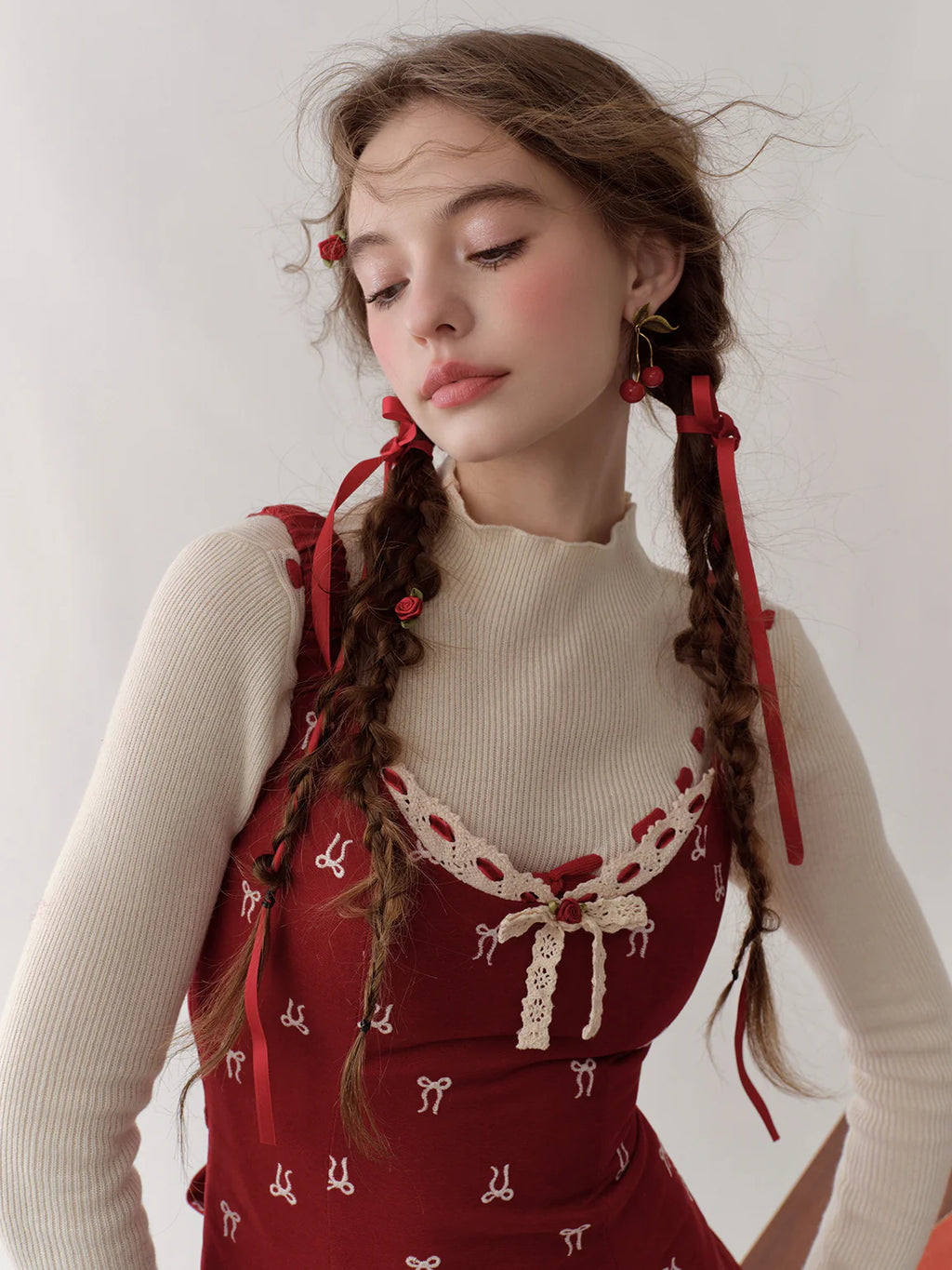 Cherry Blossom Vintage Bow Dress