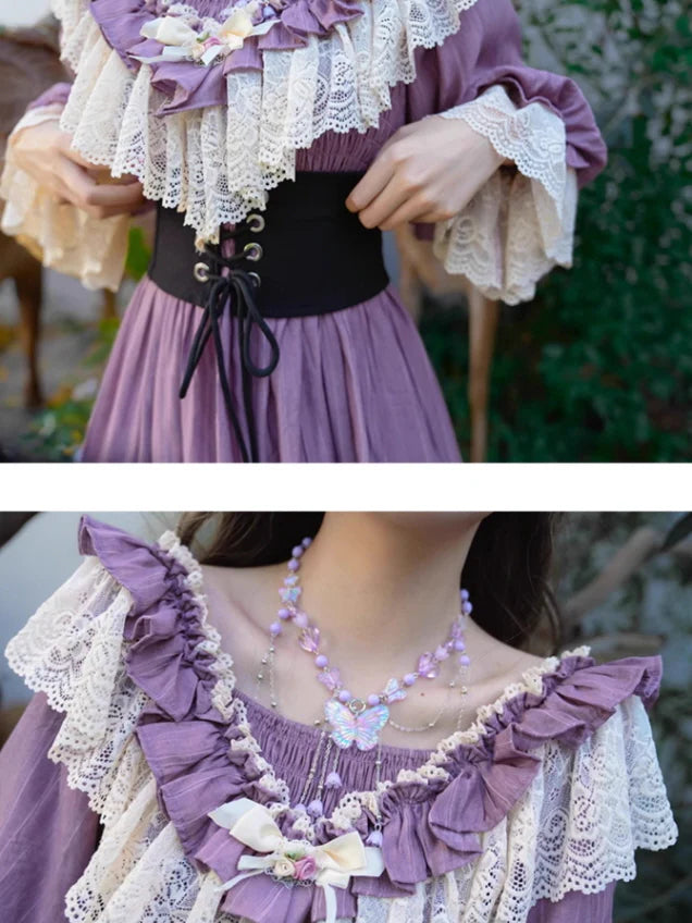 Fairy Woodland Lavender Dress