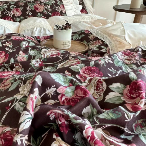 Royal Rose Cotton Bedding Set