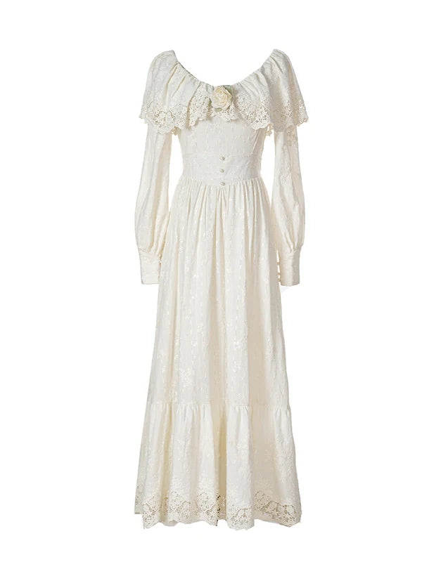 Ivory Garden Elegance Dress