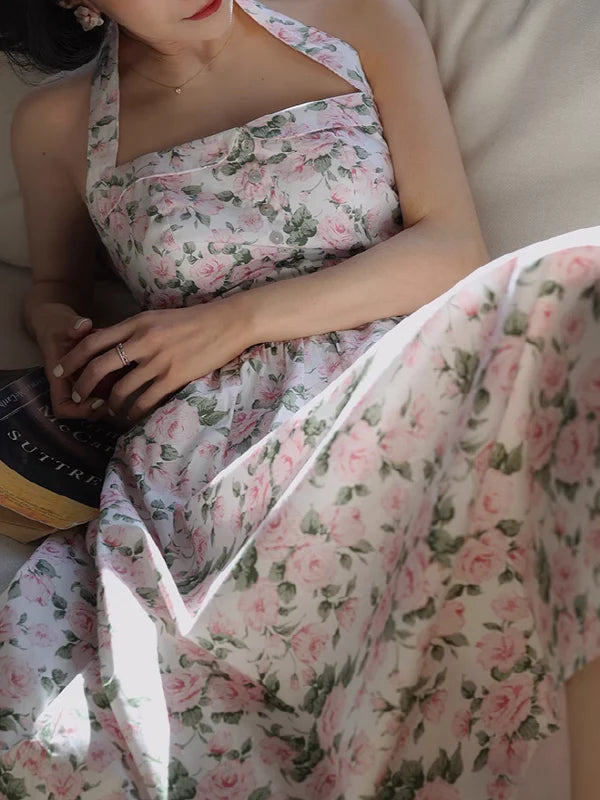 Floral Dream Halter Dress