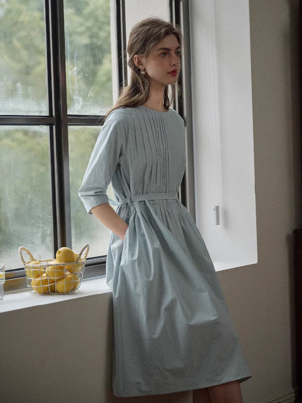 Spring Delight Monochrome Dress