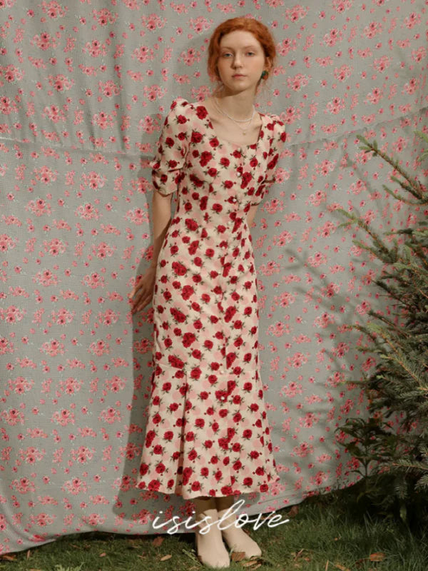 Enchanting Blossom of the Rose Empress Dress