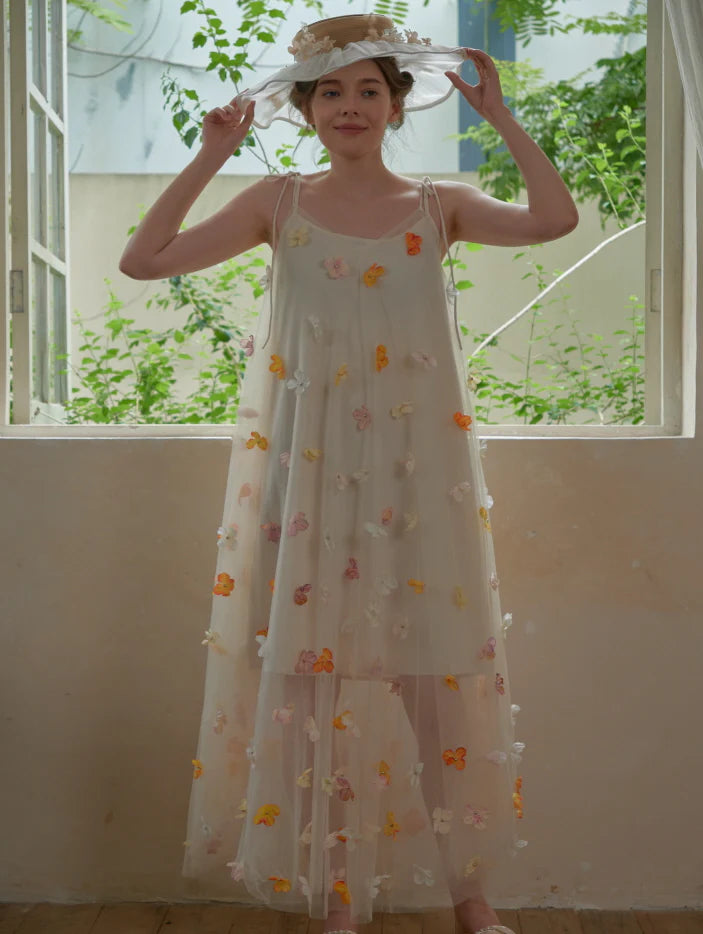 Butterfly Garden Mesh Dress