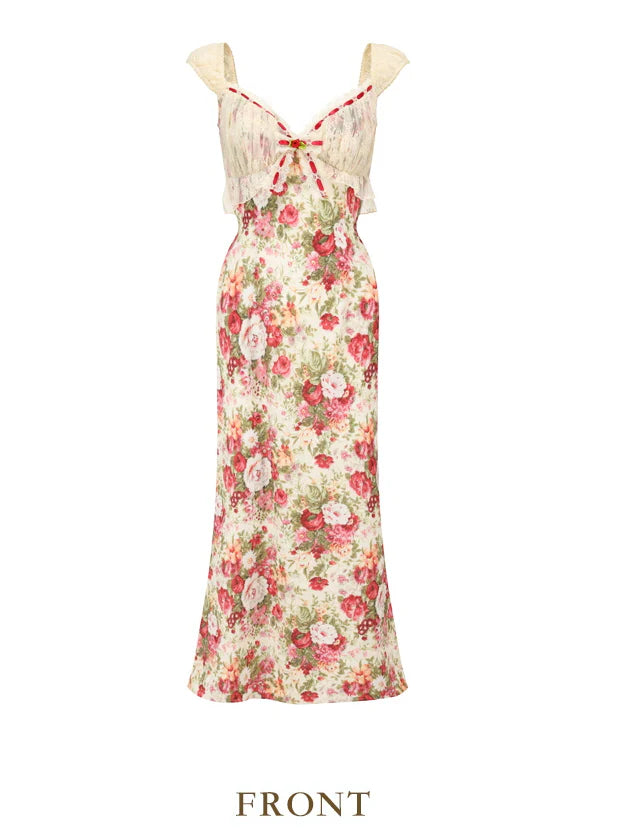 Isabella's Vintage Rose Slip Dress