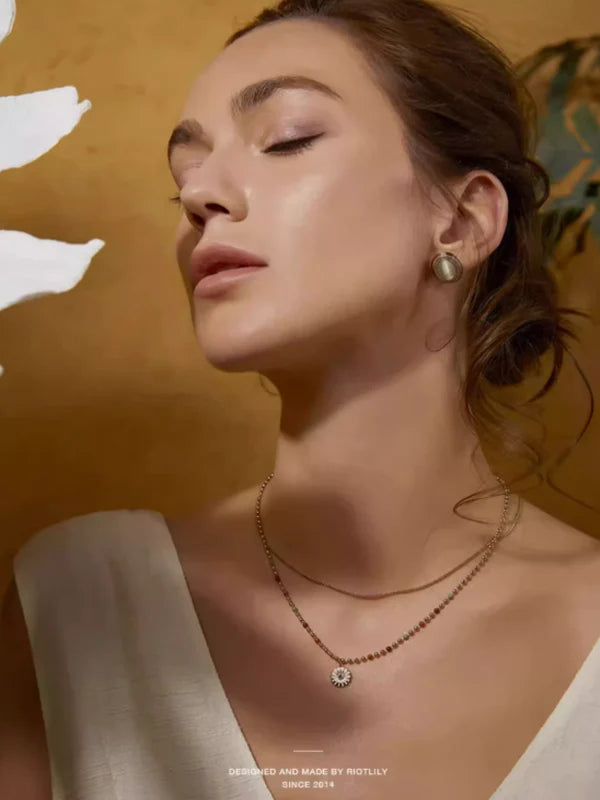 Daisy Blossom Beads Necklace