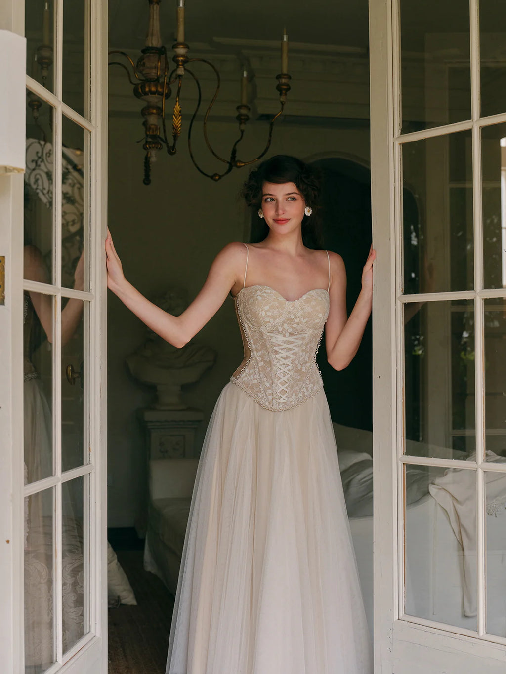 Eleanor's Graceful Mesh Skirt