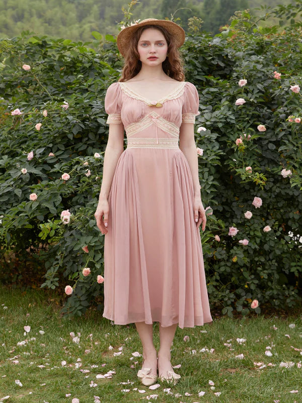 Literary Rose Symphony Dress
