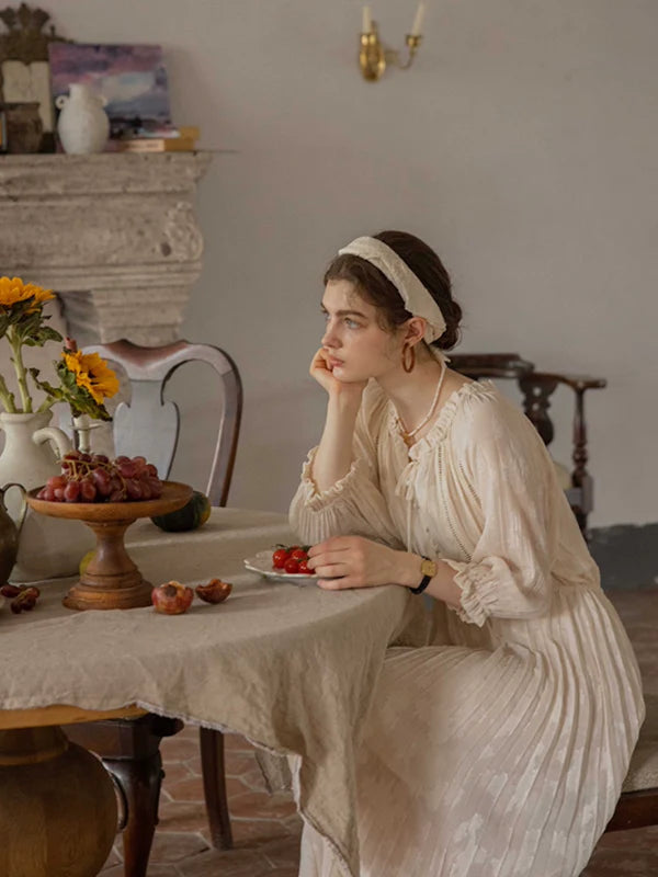 The Creamy Elegance Dress