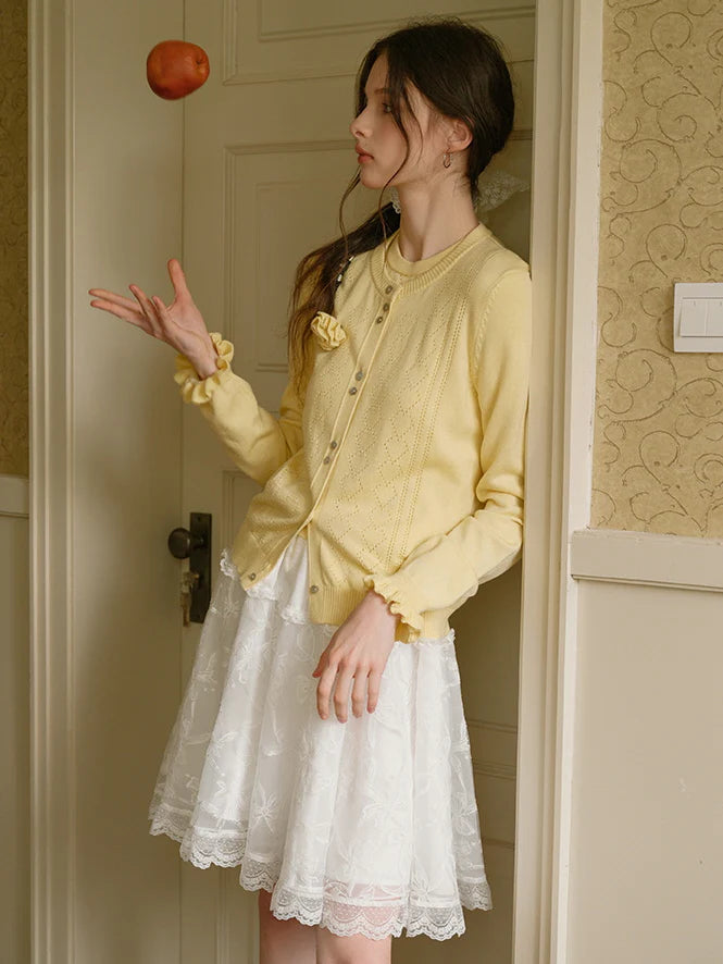 Ethereal Lace Ballet Skirt